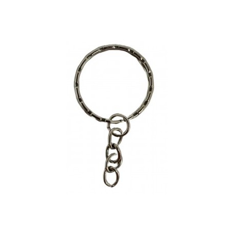 ARO LLAVERO C/CADENA TROQ 28MM C/100 PIEZAS